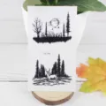 Waterproof temporary tattoo sticker black forest deer design style vintage body art. - RC-548