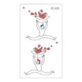Valentinstag temporäre Tattoo Aufkleber Cartoon Herz Liebe romantische süße Körperkunst - RC-633 / 60*105mm