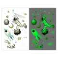 Glow in the dark space astronaut temporary tattoo stickers for kids and party fun - Ei-061 Cartoon Astronaut