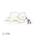 Cute polar bear temporary tattoo sticker for kids, lovely animal art design for hand body. - CC-046