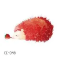 Kids cartoon strawberry hedgehog temporary tattoo sticker cute hand body art waterproof design - CC-048