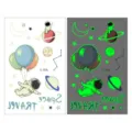 Waterproof kids luminous temporary tattoo stickers cute space astronaut planet cartoon art - Ei-066 Hot Air Balloon Planet