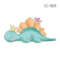 Cute cartoon dinosaur temporary tattoo sticker for kids body art decoration supply. - CC-069
