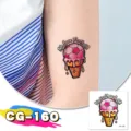 Kids World Cup football glitter temporary tattoo sticker, waterproof body art sticker variant. - CG-160 Football Tattoo Sticker