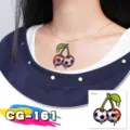 World Cup soccer graffiti glitter temporary tattoo sticker, waterproof party face body sticker. - CG-161 Football Tattoo Sticker