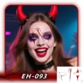 Halloween temporary face tattoos scar clown makeup sticker waterproof party decoration - EH-093 / 120*75mm