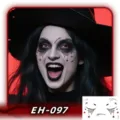 Halloween face temporary tattoo stickers waterproof scary scar makeup party decor accessories - EH-097 / 120*75mm
