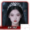 Halloween face temporary tattoo stickers, scary pumpkin and bat design, perfect for party. - EH-102 / 120*75mm