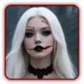 Halloween face temporary tattoo sticker waterproof scary scar makeup for horror party - EH-105 / 120*75mm