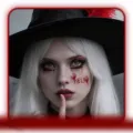 Halloween temporary face tattoo sticker waterproof scary scar makeup for cosplay party - EH-107 / 120*75mm