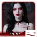 Halloween waterproof face tattoo stickers creepy scar fake makeup party decoration props 1pc - EH-111 / 120*75mm