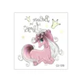 Waterproof cartoon unicorn temporary tattoo sticker for kids cute body art design. - Vector Unicorn (CD-019)