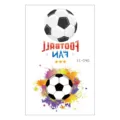 Waterproof football temporary tattoo sticker for kids, cool soccer fan body art design style. - EC-040