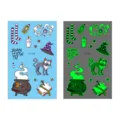 Halloween luminous tattoo sticker for kids waterproof cartoon spooky temporary body art set! - En-048 (Halloween Tattoo)