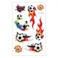 Waterproof temporary soccer tattoo stickers for kids, World Cup fan body art decals. - EC-042