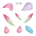 Waterproof floral tattoo stickers watercolor petal body art temporary tattoos sweet style - CC-121
