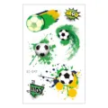 Kids waterproof temporary soccer tattoo stickers, cool football theme body art decals for party. - EC-047