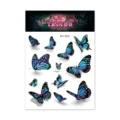 Waterproof 3D butterfly temporary tattoo stickers colorful fashion body art transfer sticker sheet - Butterfly Tattoo Sticker (RH-009) / 105x150mm