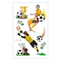 Kids soccer temporary tattoo stickers waterproof football theme party body art design for boys - EC-049