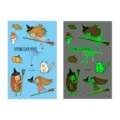Halloween luminous temporary tattoo stickers for kids, waterproof cute cartoon design decals. - En-026 (Halloween Tattoo)
