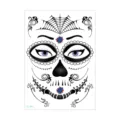 Halloween face tattoo sticker, sugar skull temporary waterproof makeup party sticker LC-941 - LC-941 / 210*150MM