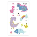 Pegatinas de tatuaje temporal de dinosaurio de dibujos animados impermeables para niños lindos - EC-722 / 120*75mm
