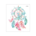 Watercolor dreamcatcher temporary tattoo sticker, waterproof floral body art sticker FC-051 - FC-051