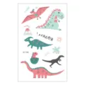 Kids cartoon dinosaur waterproof temporary tattoo sticker sheet for fun party gifts. - EC-728 / 120*75mm