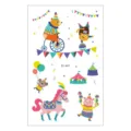 Waterproof kids cartoon circus animal temporary tattoo stickers cute fun body art sheet - EC-461 Style