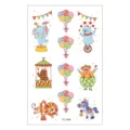 Feuille de tatouage temporaire imperméable animaux cirque dessin animé enfants - Style EC-466