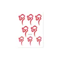 Enfants style chinois tatouage temporaire autocollant front maquillage visage décoration - Autocollant de Front (CM-025) / 80x60mm