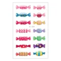 Cute candy temporary tattoo sheet for kids, colorful waterproof designs for summer parties. - Dessert Cartoon Pattern (EC-024)