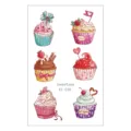 Kids waterproof temporary tattoo sticker cute dessert cupcake design for summer body art - Dessert Cartoon Pattern (EC-030)