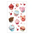 Kids waterproof cute dessert cupcake temporary tattoo stickers for summer birthday party fun. - Dessert Cartoon Pattern (EC-032)