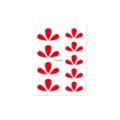 Autocollant de front Nezha rouge autocollant de tatouage de visage d'enfants accessoire Hanfu - CM-006 / 80x60mm