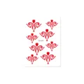 Autocollant de front rouge Nezha maquillage de costume chinois traditionnel tatouage temporaire - CM-009 / 80x60mm