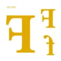 Gold metallic letter F temporary tattoo sticker waterproof decal sku party item new style - VC-016