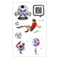 Waterproof kids temporary soccer tattoo stickers sports football fan body art sheet - EC-053