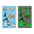 Kids Halloween luminous temporary tattoo stickers waterproof cute cartoon spooky flash sheet. - En-031 (Halloween Tattoo)