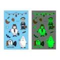 Halloween luminous cartoon tattoo stickers waterproof temporary kids body art cute decals - En-033 (Halloween Tattoo)
