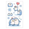 Waterproof cartoon penguin temporary tattoo sticker cute children body art sticker sheet - EC-741