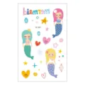 Waterproof cute cartoon mermaid temporary tattoo sticker sheet for kids party style - Mermaid Style (EC-561)