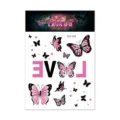 Waterproof 3D colorful butterfly temporary tattoo sticker fashion body art design sheet - Butterfly Tattoo Sticker (RH-019) / 105x150mm