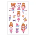 Foglio di tatuaggio temporaneo per bambini simpatico cartone animato ballerina balletto - Stile Ragazza di Balletto e Accessori(EC-407)