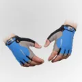 Vingerloze fietshandschoenen voor heren en dames, antislip buitensport fitness mountainbike. - S / Blauw