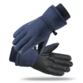 Winter warm ski gloves waterproof windproof outdoor sports gloves for cold weather protection. - One Size / Blue