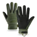 Tactical full finger gloves outdoor riding anti-slip wear-resistant breathable mesh - M / Army Green Mesh Gen 1