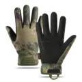 Full finger tactical gloves camouflage outdoor sports cycling anti-slip wear resistant mesh - M / Ruins Camo Mesh Gen 1
