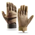 Khaki Full Finger Tactical Gloves For Outdoor Sports, Hiking And Cycling Protection - M / A08-YQ Sand