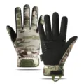 Full finger camouflage tactical gloves for outdoor training and cycling with touch screen. - Jungle Camo Mesh Gen 1
